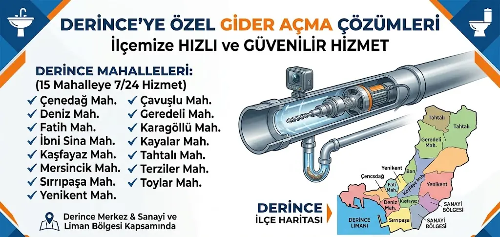 Derince gider açma servisi, 0535 815 18 04
