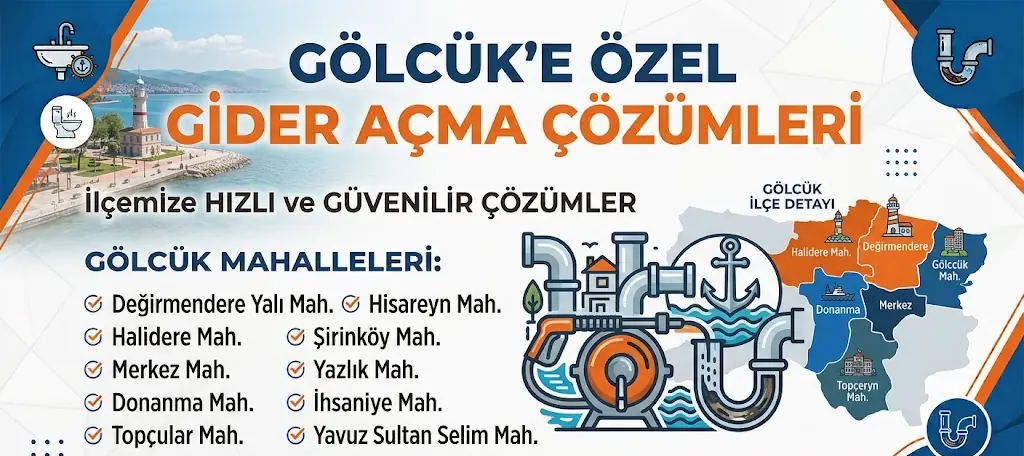 Gölcük gider açma servisi, 0535 815 18 04