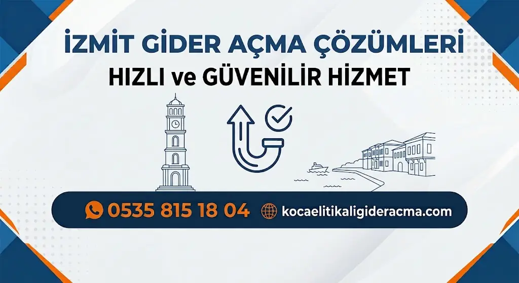 İzmit gider açma servisi, 0535 815 18 04